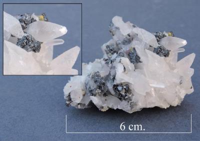 Calcite/Galena, Madan,Bulgaria. Bill Bagley Rocks and Minerals